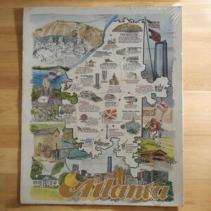Atlanta Jigsaw Puzzle Over 500 Pieces